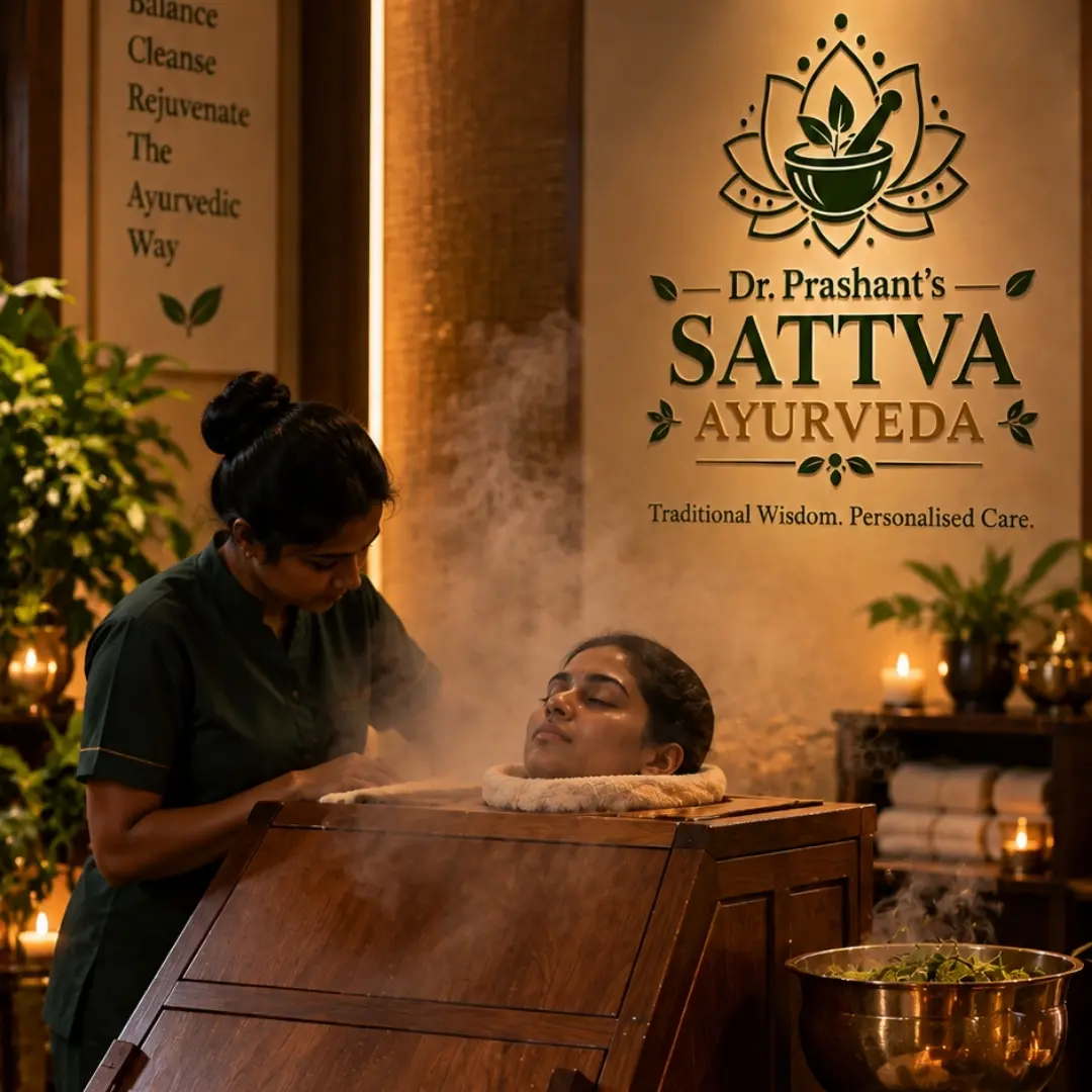 Swedana therapy by Dr Prashant Sharma in Raipur